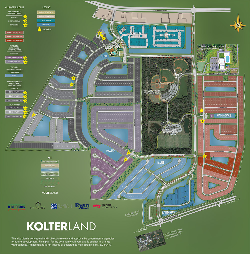 West Port Site Plan Port Charlotte Fl