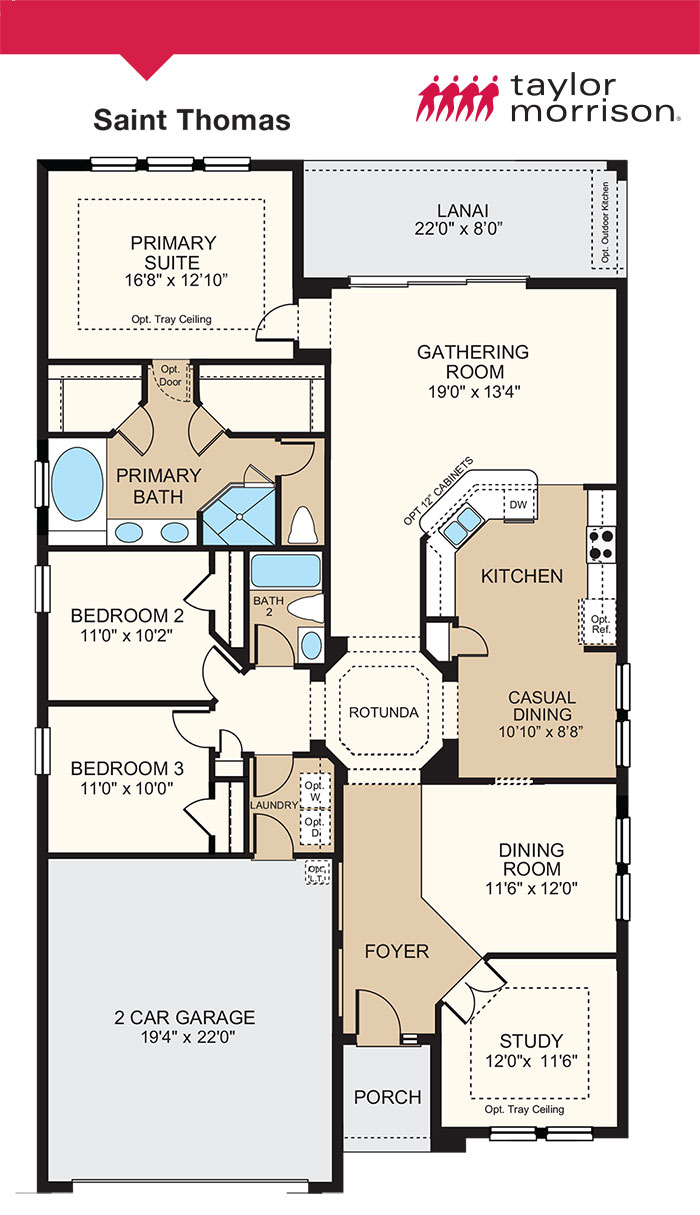 Taylor Morrison St. Thomas Craftsman Home Elevation 