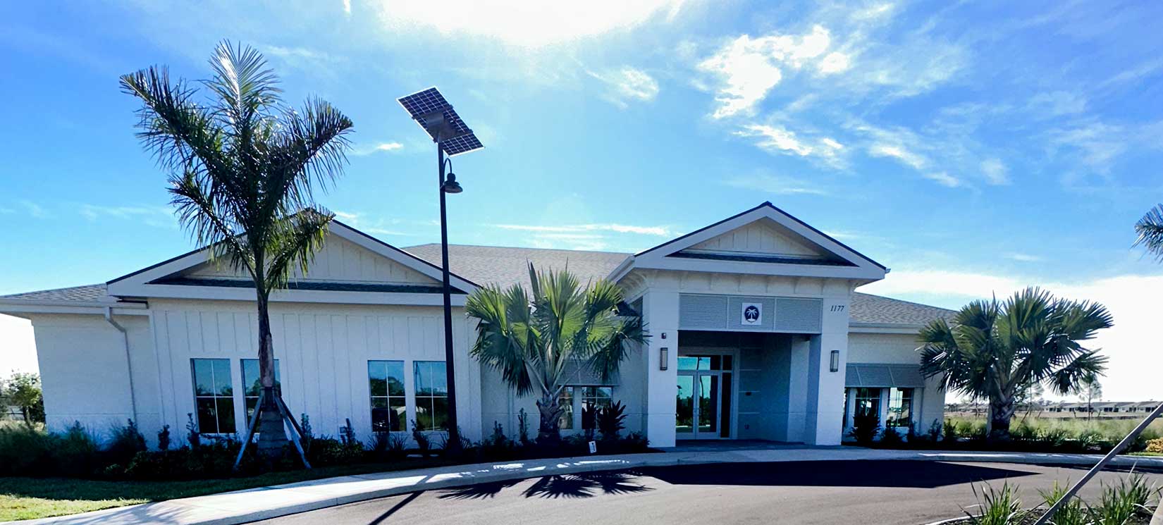 Cove Amenity Center Clubhouse at West Port in Port Charlotte Florida