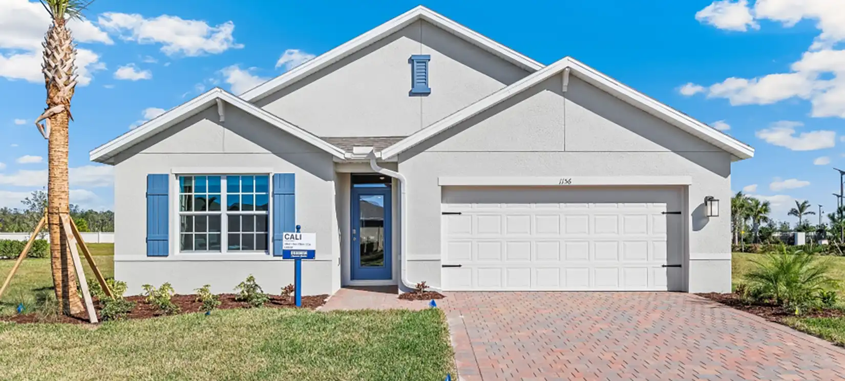 D.R. Horton Cali Model Home FloorPlan in The Cove at West Port Community Port Charlotte Florida 